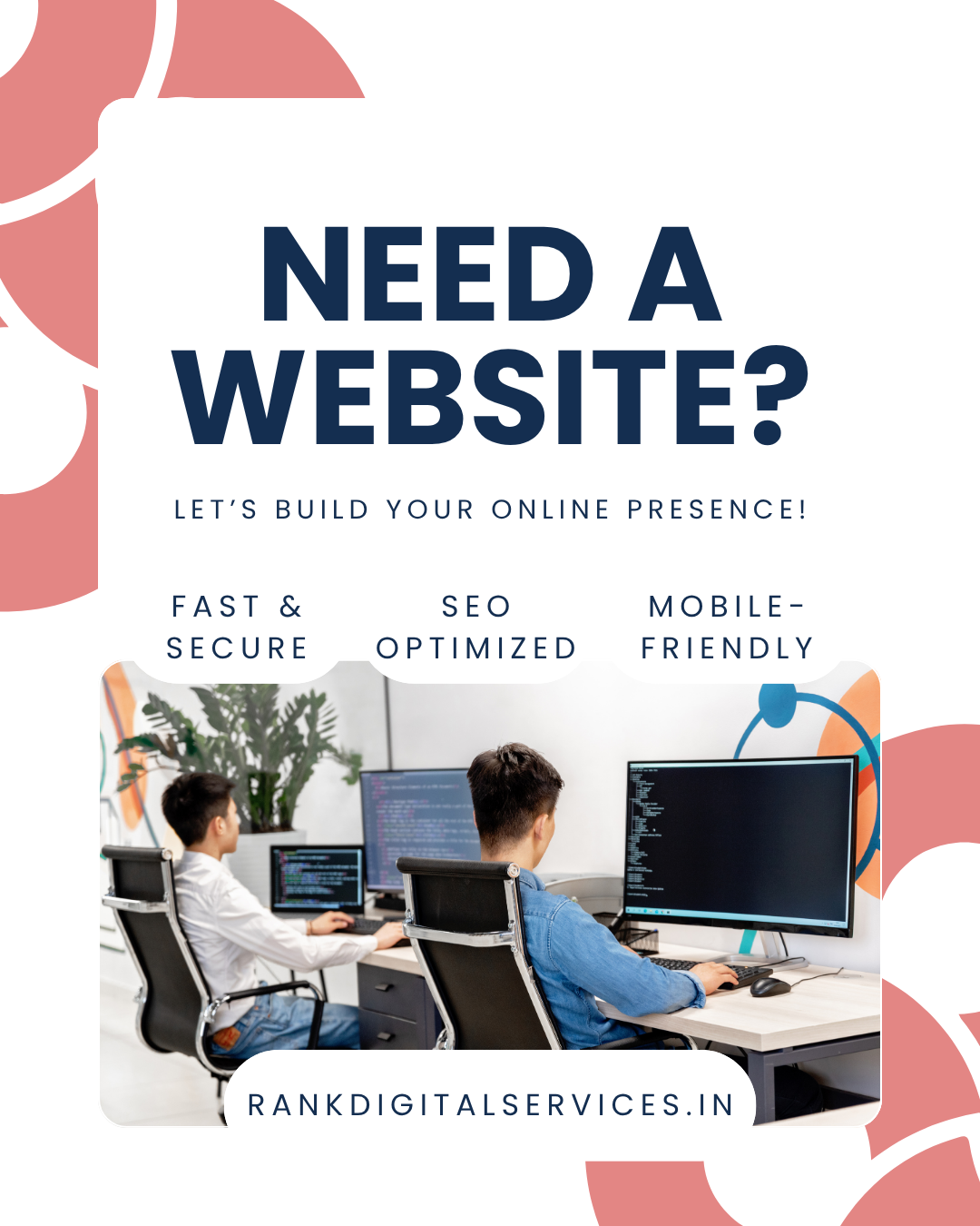 Website Design and Development Services in Surat by Rank Digital Services